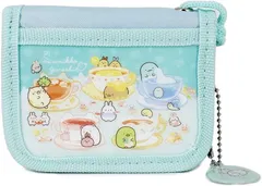 ひも付き ウォレット すみっコミント：171131767 キャラクター | すみっコぐらし しろくま ぺんぎん？ 紐付 首かけ 財布 コインケース 小銭入れ パスケース 二つ折り キッズ 子供 男の子 小学生