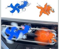 トム&ジェリー&スパイク3点セット 車内飾り物ベント猫とネズミ車内飾り物ベント可愛いエアコン吹き出し口用クリップタイプ 取り付け簡単車装飾品おしゃれ御洒落車内 アクセサリー カー用品自動車の小物贈り物風があ