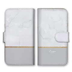 かんたんスマホ2 A001KC  ケース 手帳型 簡単スマホ2 スマホケース 携帯ケース 大理石柄 マーブル柄 きれい エレガント くすみカラー グレー 大人可愛い  スマホカバー カラー10