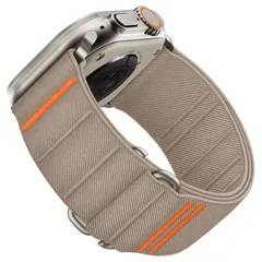 新品 [Suitisbest] コンパチブル アップルウォッチ バンド ナイロン 49mm 46mm 45mm 44mm 42mm(Series 3 2 1) Apple Watch Ultra バンド スポーツ Apple Watch ベルト 通気 アルパイ