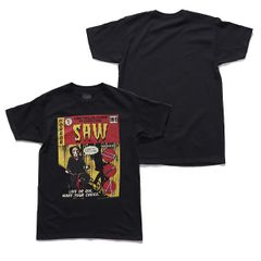 ソウ【SAW】TEE Tシャツ 半袖 ロックT アメリカ ホラー映画 メンズ レディース トップス コットン