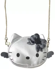 【新品】バッグ ハローキティ フェイスチェーンショルダー シルバー 「サンリオキャラクターズ」