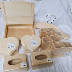 未使用★トールペイント　白木　素材　材料　ハンドメイド　まとめ売り