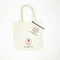 くまのがっこう アップルジャッキー ポーチ付きトートバッグ