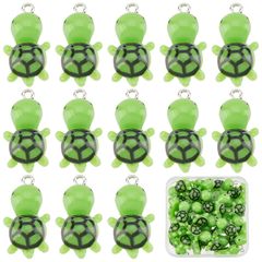 【数量限定】チャーム　動物　チャーム　海亀　パーツ　オーシャン　ビーズ　海洋　イヤリング　亀柄　デコパーツ　チャームパーツ　チャーム　海の生き物　生物　海洋シリーズ　チャームパーツ　樹脂製　チャーム　レジン封入　ヘアゴム　ダック　ヘアパーツ　海　シリーズ　海の