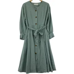 SIMPLICITE  サンプリシテワンピース size表記なし/グリーン系