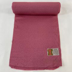 反物 秀品 色無地 堅牢染 地紋 ピンク 正絹 【中古】