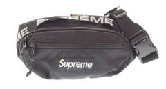シュプリーム SUPREME 18SS Waist Bag テープロゴ ウエストバッグ ショルダーバッグ 黒 バッグ メンズバッグ ショルダーバッグ・メッセンジャーバッグ ブラック 103B-101