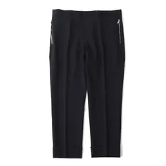 △ヴァレンティノ VALENTINO ウール モヘア ジップデザイン トラウザー スラックス 48 ブラック メンズ 正規品 3-YI039のサムネイル