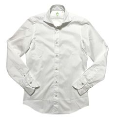 Finamore フィナモレ SIMONE BALI C0444 シモーネ バーリ カッタウェイカラー ツイルシャツ ホワイト / メンズ イタリア 白 長袖 ドレスシャツ カジュアルシャツ ブランド
