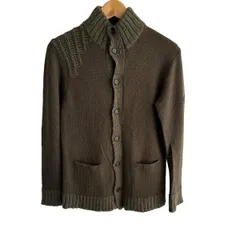 COMME CA MEN(コムサメン) カーディガン サイズM レディース - カーキ 長袖