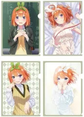 【中古】クリアファイル 中野四葉 描き下ろしA4クリアファイル4枚セット 「映画 五等分の花嫁」