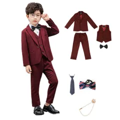 ネクタイ 蝶ネクタイ付き 子供 男の子 フォーマル スーツ キッズ スーツ 子供服 フォーマル スーツ 上下セット おしゃれ 七五三 入学式 卒業式 結婚式 発表会 入学式 入園式 こども 子供服 フォーマルスーツ キッズスーツ ベビースーツ