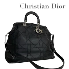 【価格交渉/質問大歓迎♪】希少　クリスチャンディオール　カナージュ　2way　ショルダーバッグ　シルバー 4787