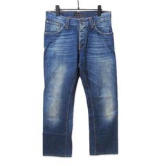 NUDIE JEANS ヌーディージーンズ デニムパンツ NJ2637 AVERAGE JOE ユーズド加工 ジーンズ インディゴ 32 27107193