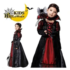 ハロウィン 衣装 子供 吸血鬼風 悪魔風 コスプレ ハロウィン仮装 キッズ 女の子 ヴァンパイア コウモリ コスチューム 子供用 仮装 ハロウィーン キッズ衣装 コスプレ 悪魔 コスチューム ハロウィン衣装 子供 コスプレ