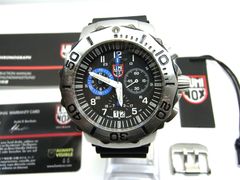 【T25表記】LUMINOX（ルミノックス）Ref.9123 　F-16　ファイティングファルコン  クロノグラフ クォーツ　デイト表示　新品ラバーベルト  純正尾錠付き