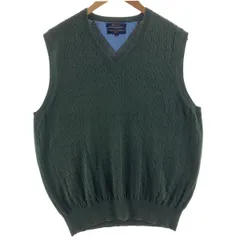 古着 トミーヒルフィガー TOMMY HILFIGER GOLF Vネック コットンニットベスト メンズM相当/eaa381038