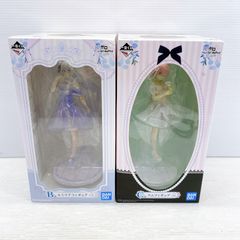 ■이치반 복권 Re:제로부터 시작하는 이세계 생활 ~꿈꾸는, 미래의 이야기~ B상 에밀리아/C상 램 2체 세트 미개봉품■