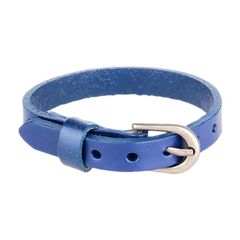 censtuslleryファッションシンプル合金バックルバングルレザーwristhandブレスレット