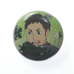 中古　澤村大地　ハイキュー!! キャラバッジコレクション Winter ver.　雪合戦 　ピンズ・ピンバッジ・缶バッジ