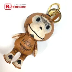 極美品　未使用級　MCM キーリング ロゴ金具　ヴィセトス柄　総ロゴ ブラウン 極美品 未使用級 MCM キーリング ロゴ金具 ヴィセトス柄 総ロゴ