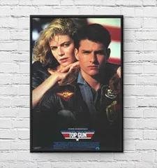 【フレーム付-黒-】 映画ポスター トップガン TOPGUN トムクルーズ A3サイズ US版 mi3のサムネイル