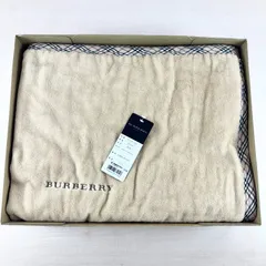 バーバリー　綿毛布 BURBERRY - ☆ バーバリー シール織 綿毛布 未使用の通販 by