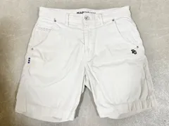 PEARLY GATES パーリーゲイツ ストレッチハーフパンツ ホワイト　ゴルフウェア　メンズ　サイズ3