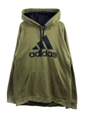 adidas(アディダス) オリーブグリーン フード付きTシャツ 1016