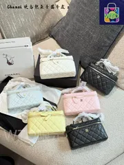 【今日特価】Chanel シャネル Ip ライチ革を使用し、菱格柄が特徴的-WTO輸入2