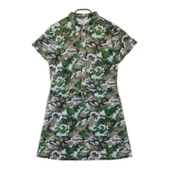サイズ：M ADIDAS GOLF アディダスゴルフ  半袖ワンピース 迷彩柄 カーキ系 [240001302059] ゴルフウェア レディース ストスト