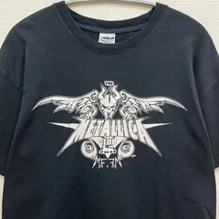 ユーズド 古着 メタリカ METALLCA ファンクラブ限定 METALLCA CLUB 2011 ギルダン ミュージックTシャツ バンドTシャツ メンズ Lサイズ 半袖 バンティー ブラック 黒T 両面プリント