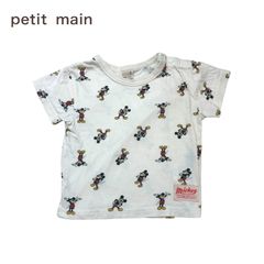 1474◯ petit main ディズニー　トップス　カットソー　90