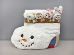 Disney 東京ディズニーシー ぬいぐるみクッション ダッフィーアンドフレンズ ウィンターホリデー 靴下型 2504LS016