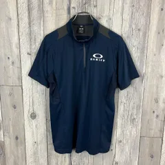 OAKLEY オークリー ゴルフ ウェア ハーフジップ 速乾 Tシャツ L