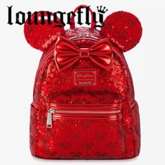 ラウンジフライ　ミニー　バッグ　リュック　海外　ディズニー　限定　完売　正規品 ラウンジフライ ミニー バッグ リュック 海外 ディズニー 限定