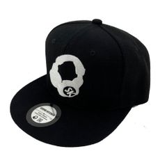 【オリジナル商品】送料無料 SOUND KITCHEN サウンドキッチン ヘッドフォンロゴ刺繍CAP ブラック ニューエラ風 つば裏 刺繍