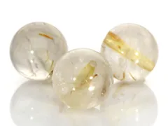 1粒売り ゴールドルチルクォーツ 6mm パワーストーン バラ売り 天然石 パワーストーン ばら売り ビーズ 穴あき 1玉売り