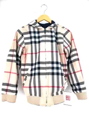 バーバリー BURBERRY ノヴァチェック×ネイビー リバーシブルブルゾン レディース 152cmのサムネイル