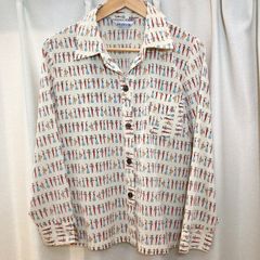 patterned blouse【Women】