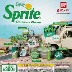 Sprite スプライト ミニチュアチャーム【全5種 フルコンプ】 ガチャ カプセルトイ