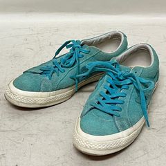 廃盤】コンバース コーチ スエード 青 中古箱無し 25センチ 日本製 
