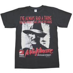 【土日も発送】エルム街の悪夢 A Nightmare on Elm Street 映画Tシャツ メンズ レディース ユニセックス bny チャコール グレー ELM-02