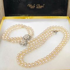 WINK PEARL　三越百貨店　ロングネックレス　大珠　極美品 WINK PEARL 三越百貨店 ロングネックレス 大珠 極美品 - メルカリ