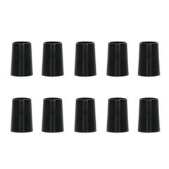 新品 アイアン用 黒一色 10個 高さ 20mm プラスチック フェルール ソケット