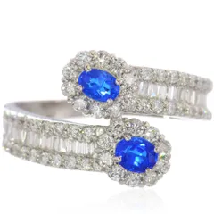 指輪 レディース アウイナイト リング プラチナ ダイヤモンド Pt950 刻印入り 鑑別書付き 日本製【人気アイテム】【アクセサリーマート/メルカリShops店】