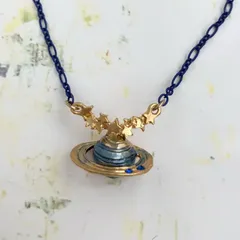 送料無料　パルナートポック　土星 ネックレス　宇宙　星　ユニバース