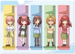 【中古】クリアファイル 集合 せいくらべ A4クリアファイル 「映画 五等分の花嫁」
