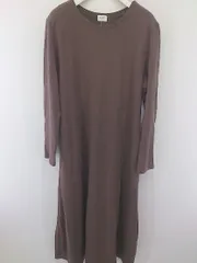 ◇ URBAN RESEARCH DOORS アーバンリサーチ 長袖 ロング ワンピース サイズONE ブラウン レディース  【中古】 【1206210013352】